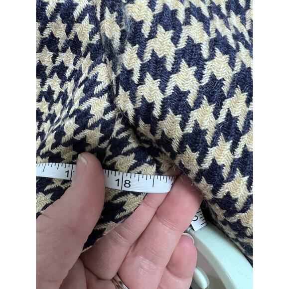 Vintage Evan Picone Womens Blazer Jacket 8 P Wool Blend Equestrian Houndstooth - Picture 5 of 9